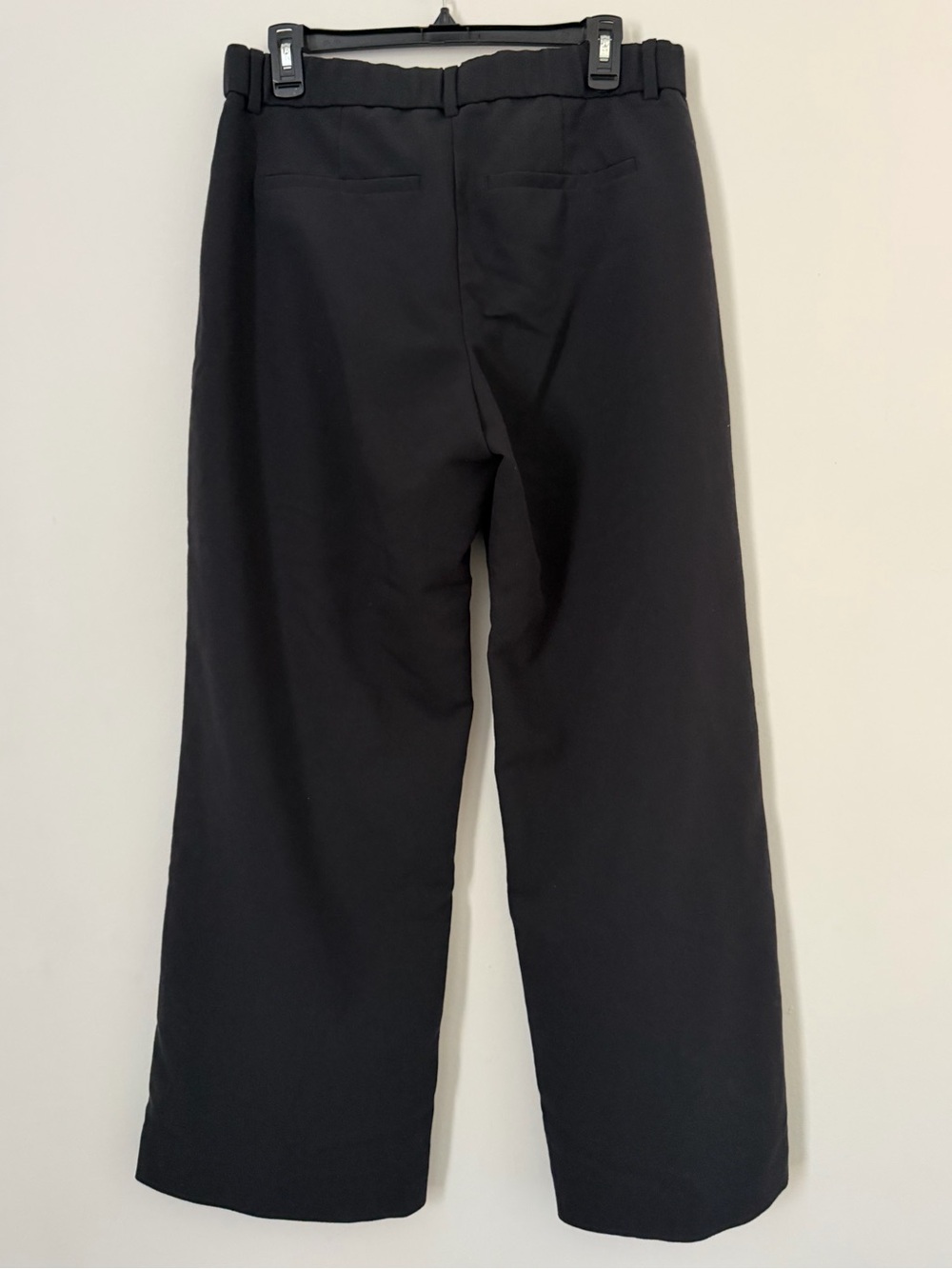 Abercrombie & Fitch Women’s Black Sloane  Low Rise Tailored Wide Leg Pants - Picture 6 of 6